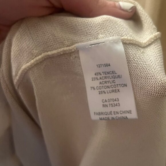 NWT Caroline Constas Floral Semi Sheer Maxi Dress, Gold, L, Needs Cleaning! - Picture 9 of 9